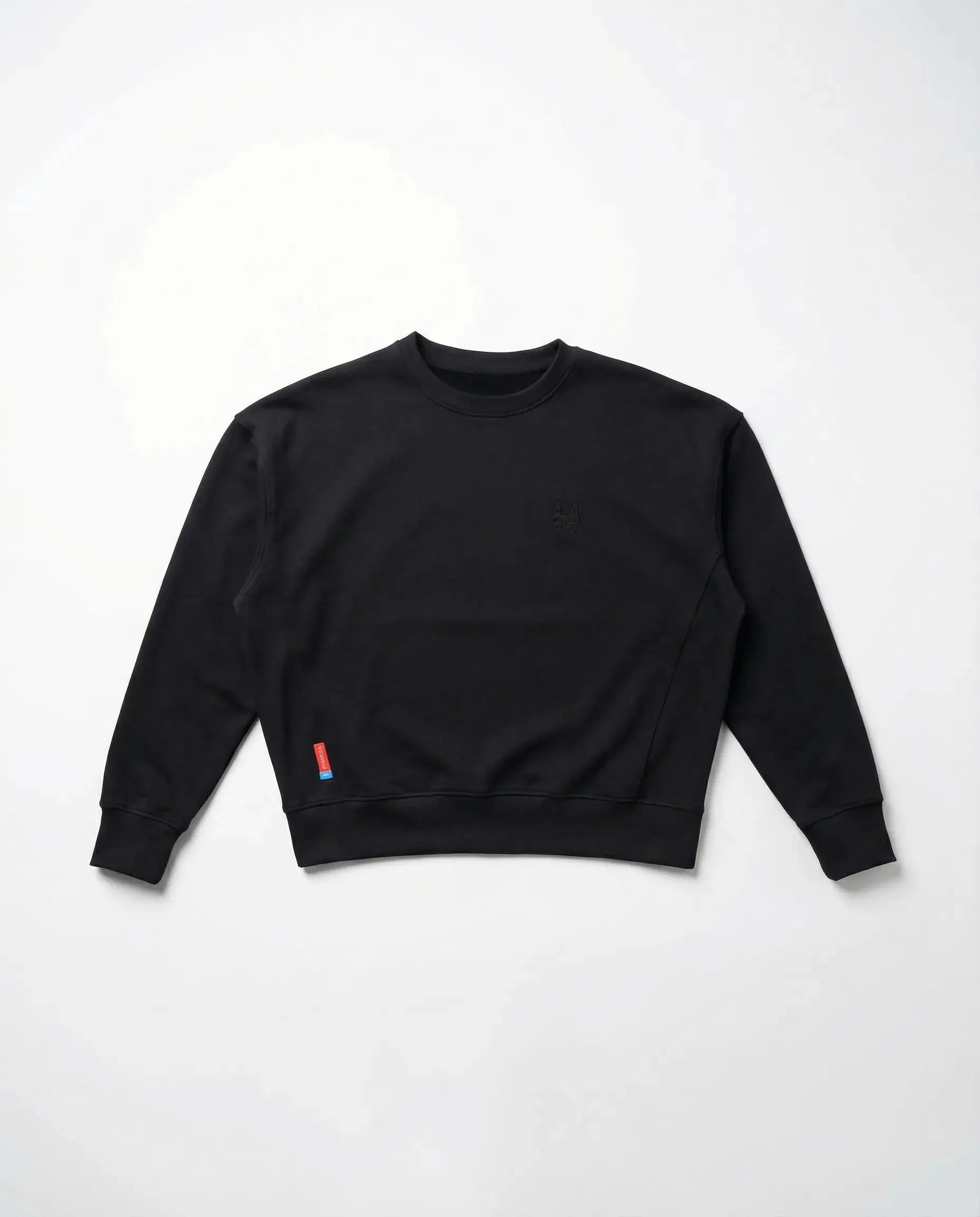 Cropped Mikina 343 - Crewneck Black Batohiro
