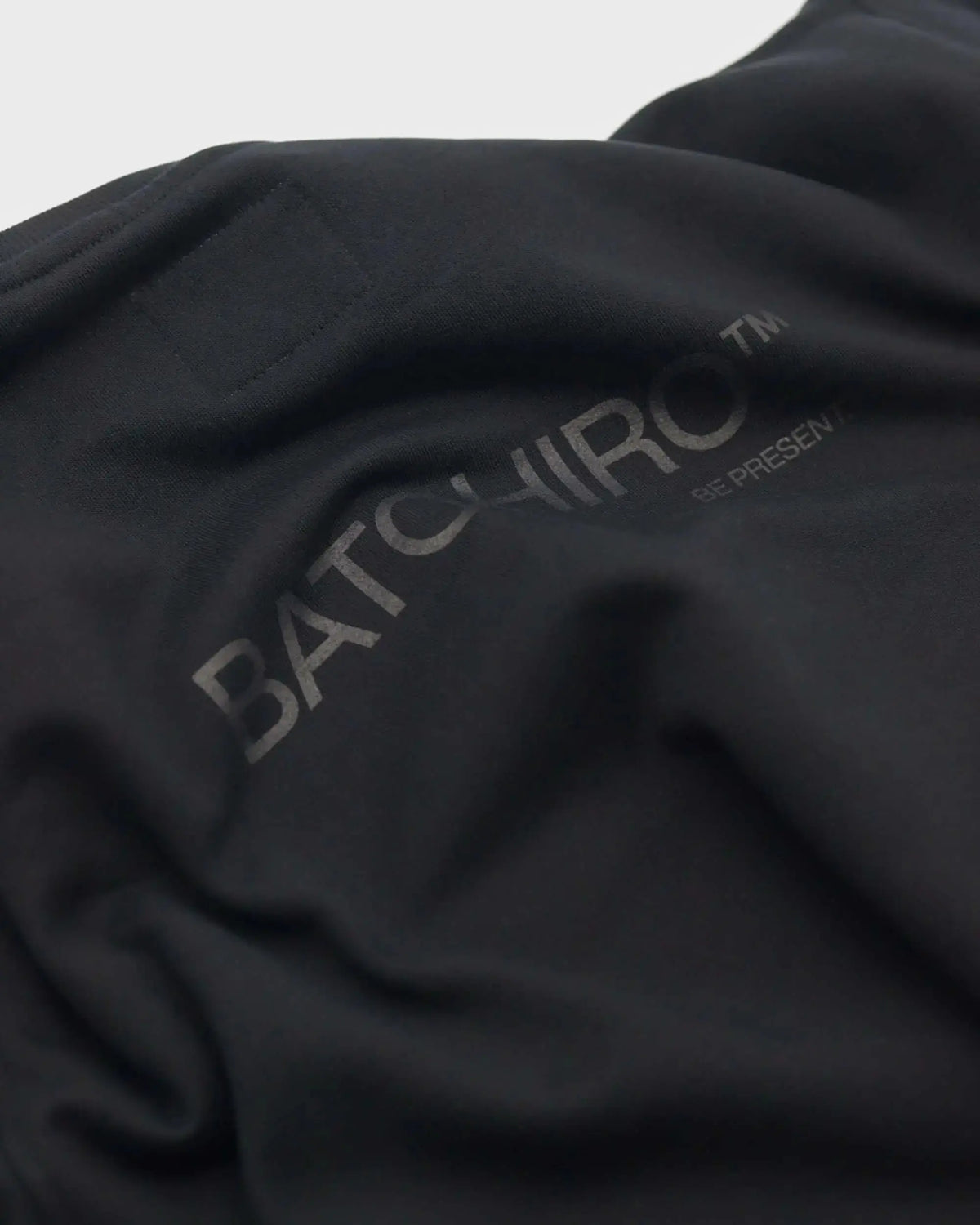 Cropped Sweatshirt 343 - Crewneck Black Batohiro