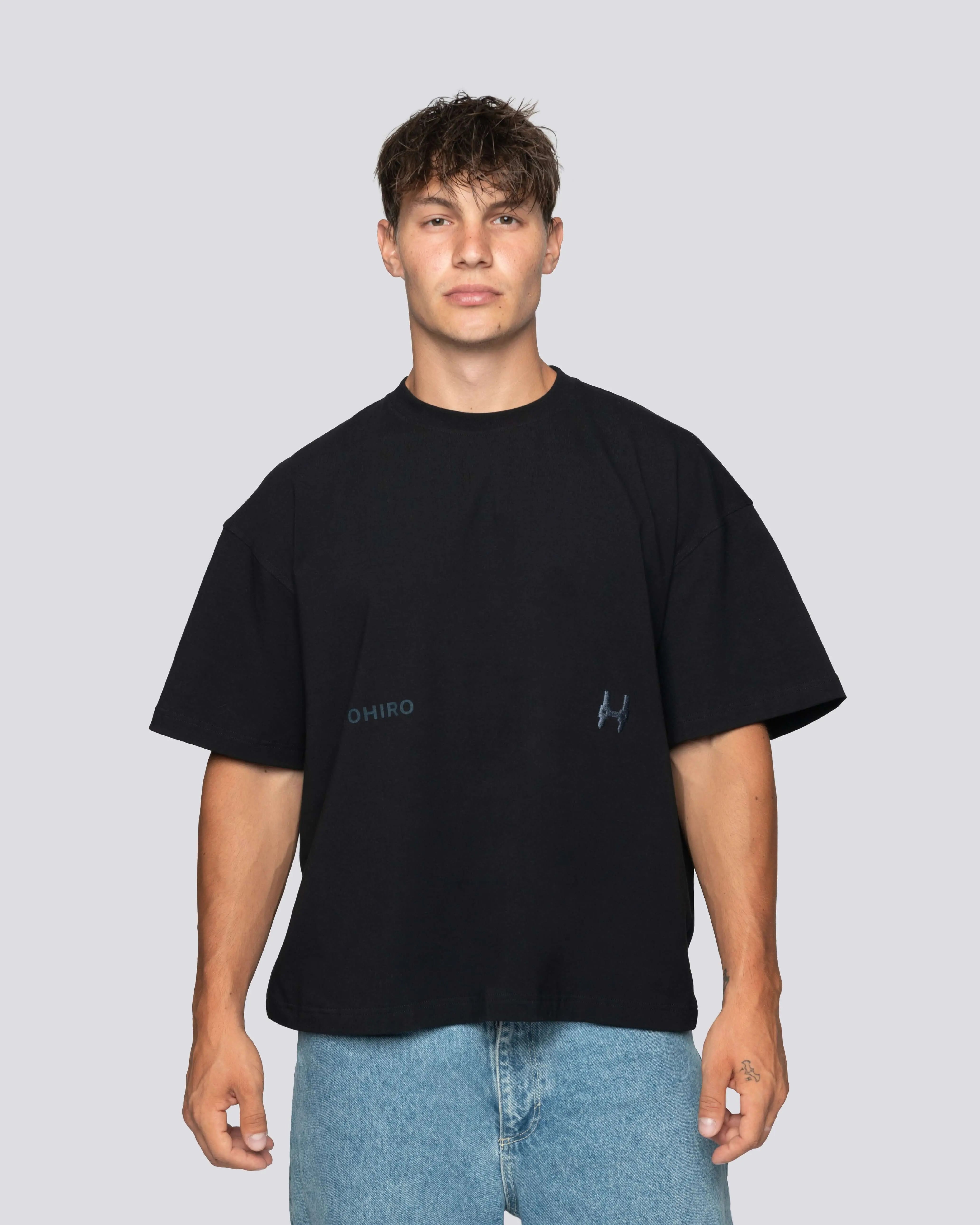 Black Mono - Oversized Tee Batohiro