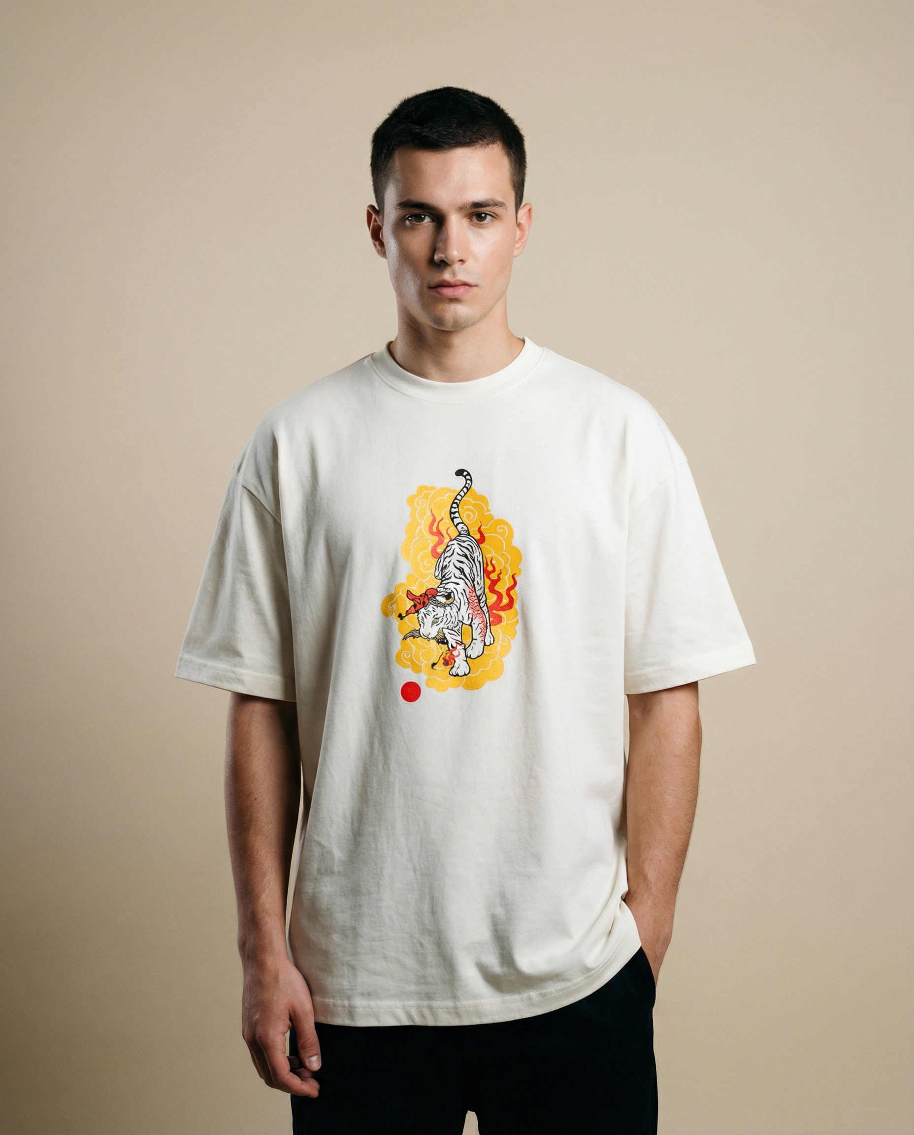 White Tiger - Oversized Tee