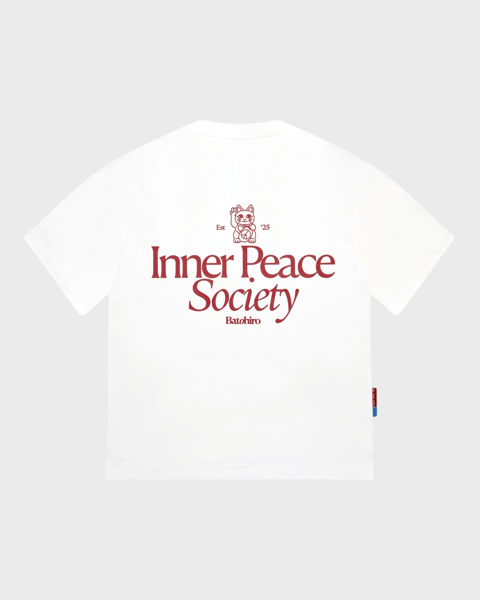 Inner Peace Society - Kurz geschnittenes Oversized-T-Shirt