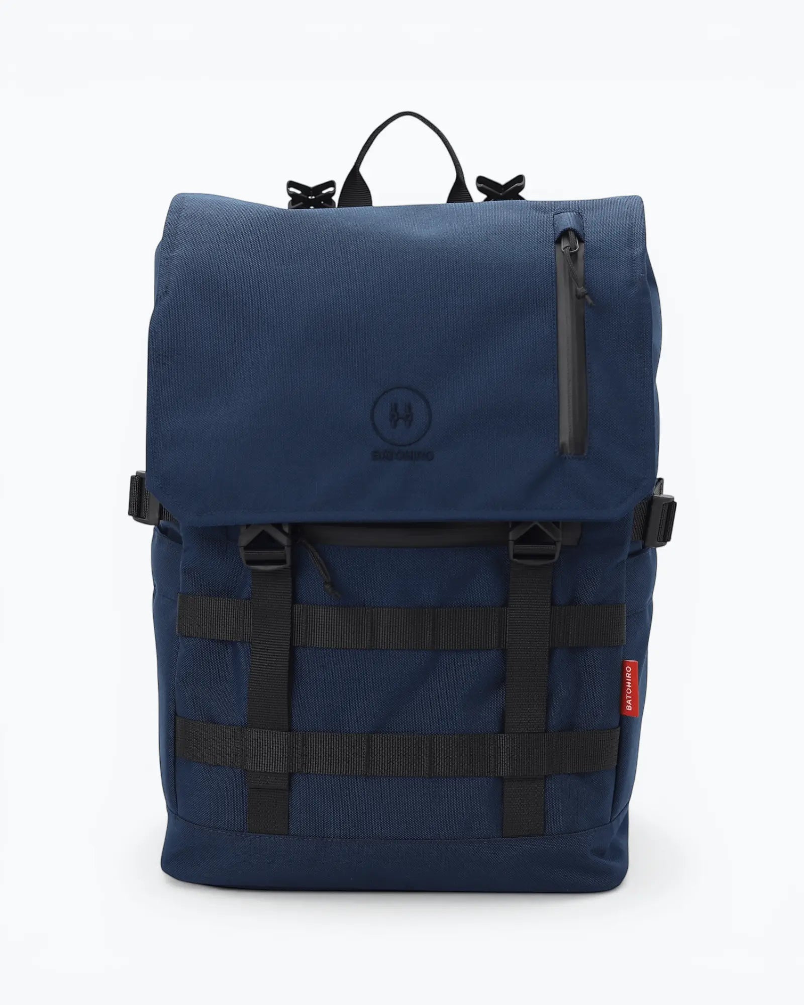 Minato Premium 6.0 – Navy Blue backpack made of CORDURA® 1000D, features durable water-resistant material.