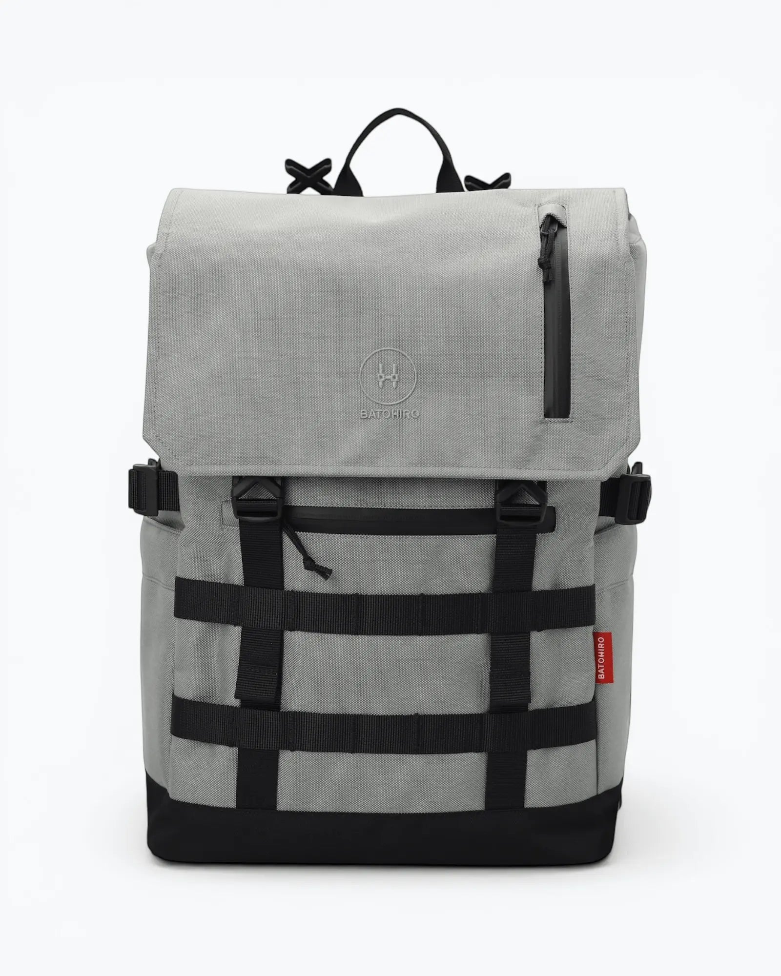 Minato Premium 6.0 – Silver backpack made of durable CORDURA® 1000D fabric with water-resistant features.