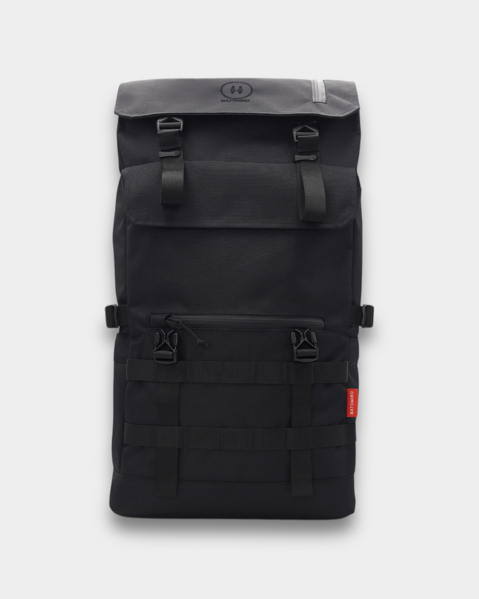 Minato Premium 6.0 – Black Knight - stylish black backpack with durable fabric and multiple compartments.