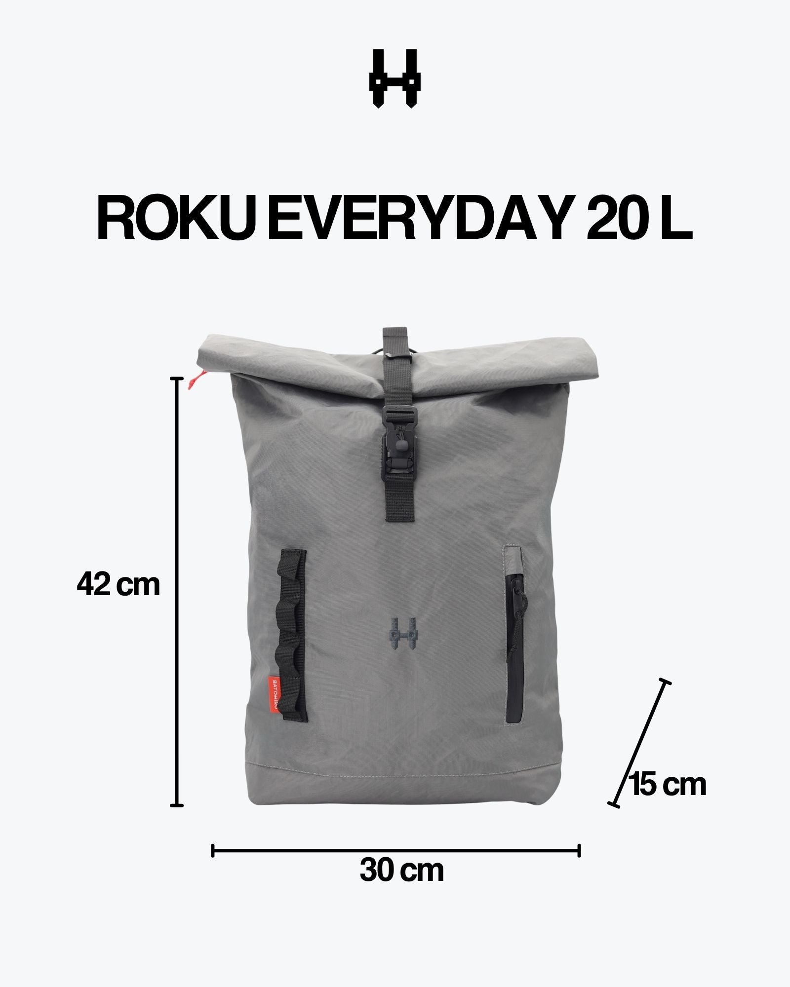 Roku Everyday 20L - Steel Grey