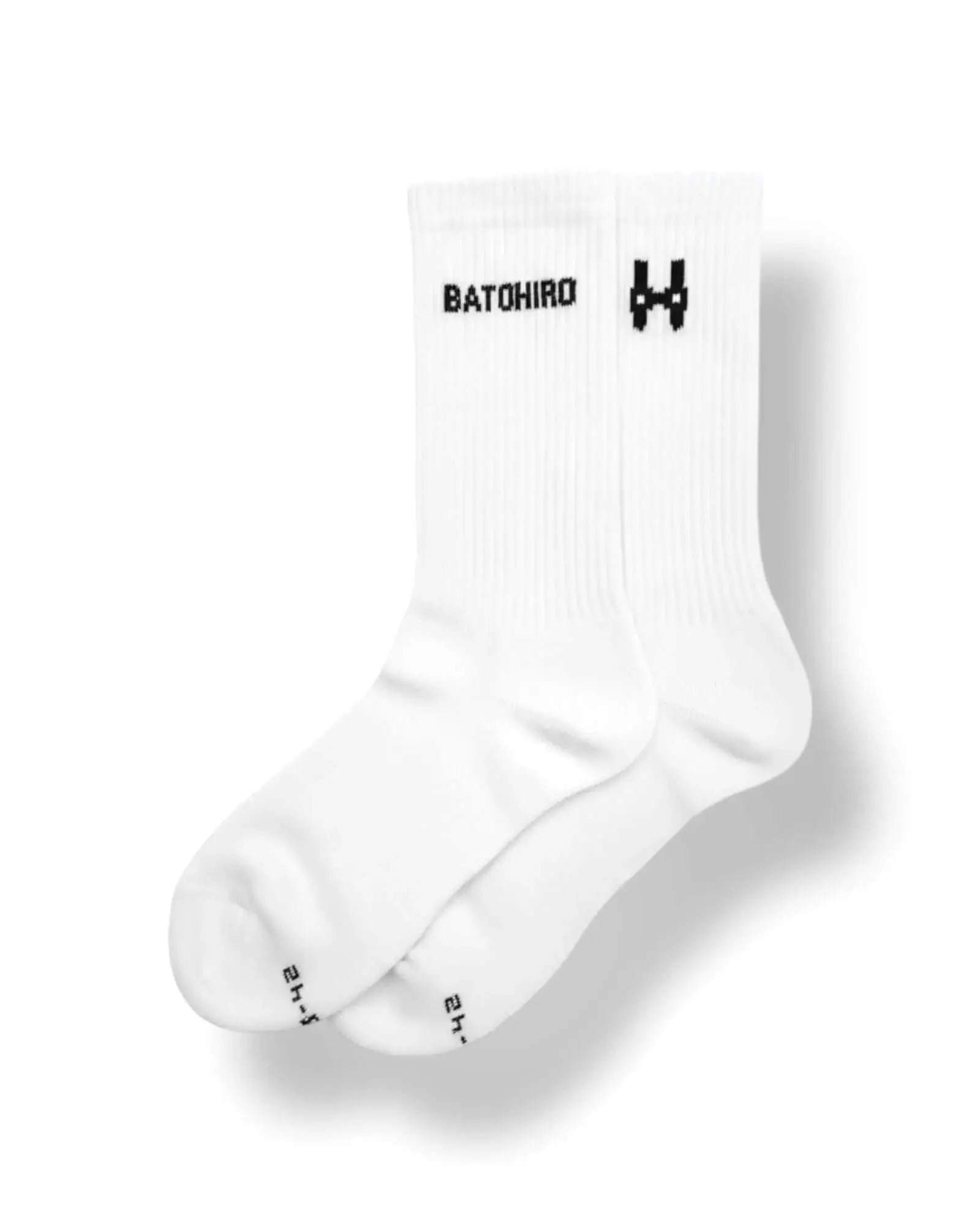 Batohiro Crew-Socken – Reinweiß Batohiro