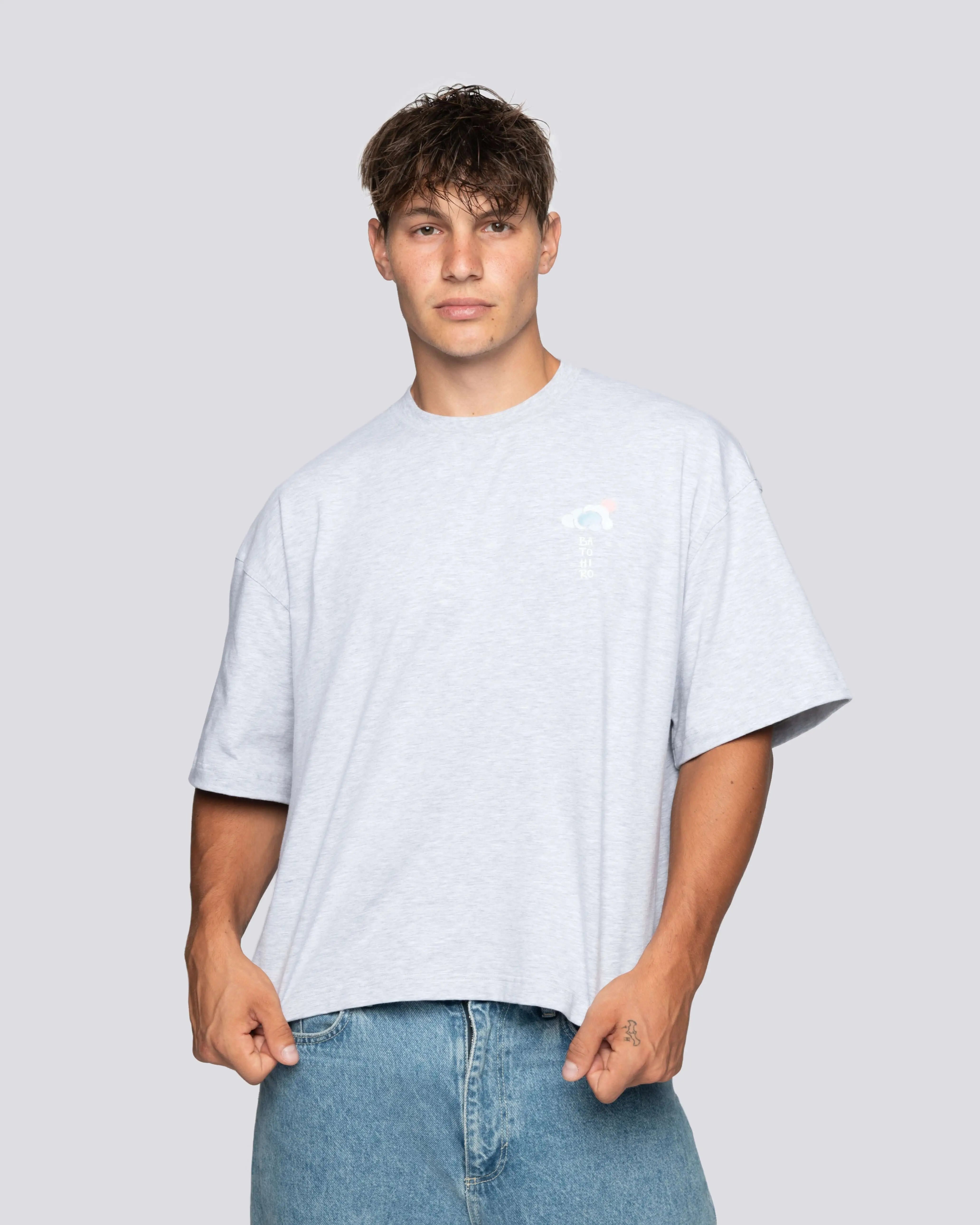 Crane - Cropped Oversized Tee Batohiro