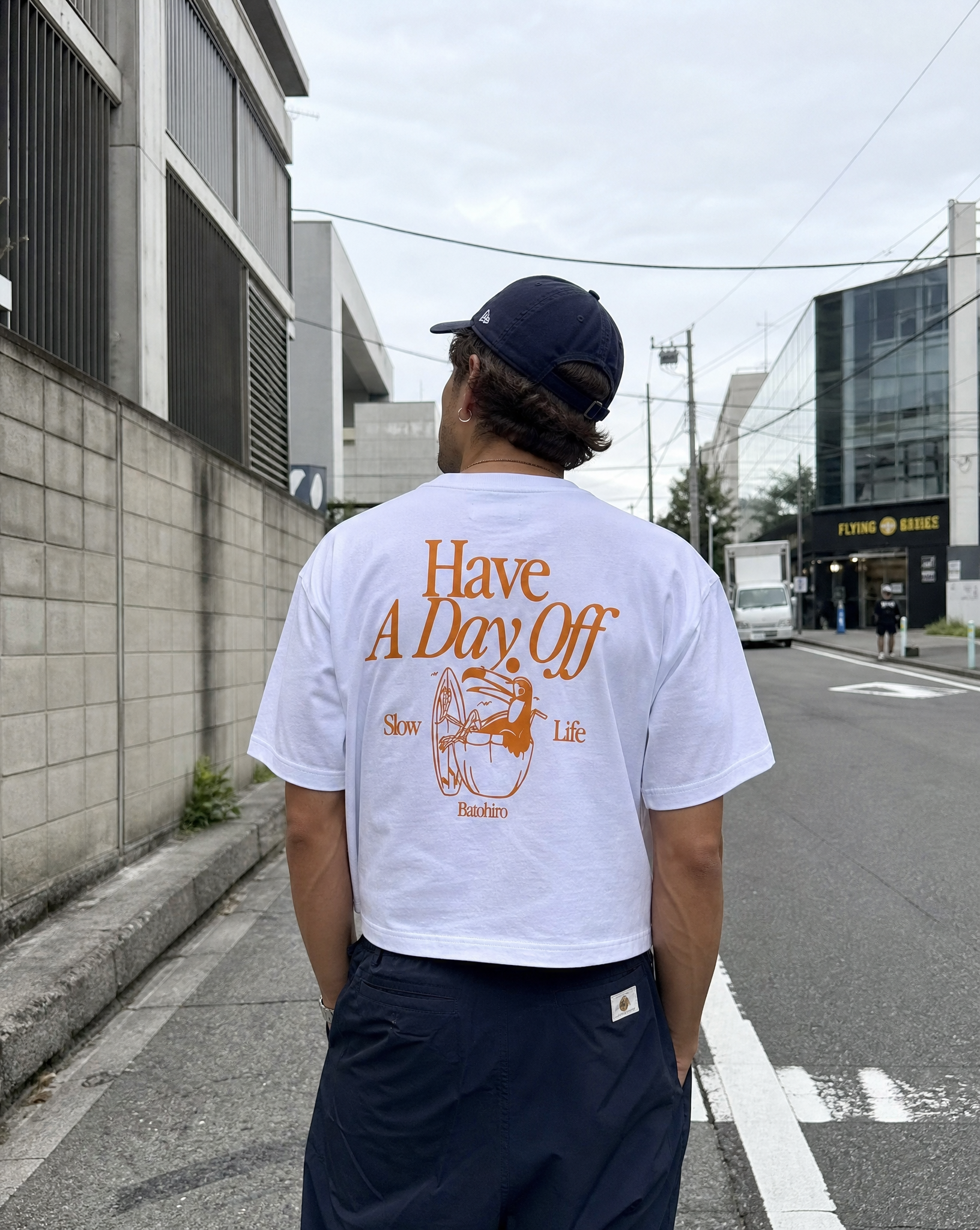 Day Off - Cropped Oversized Tee