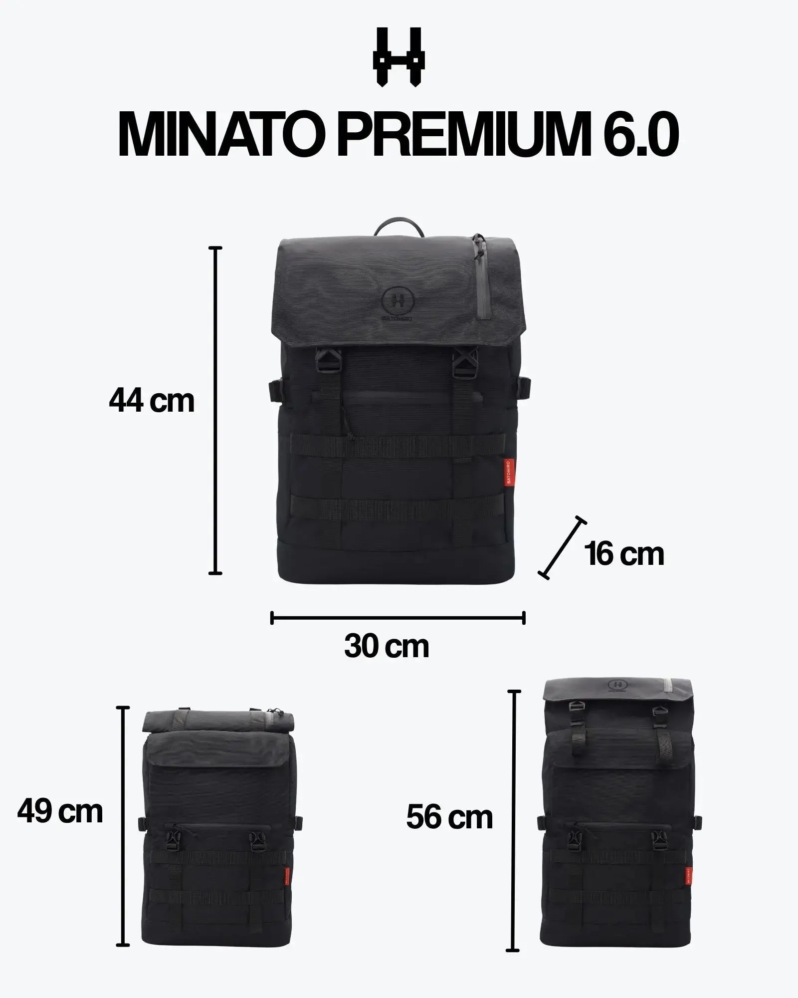 Minato Premium 6.0 – Black Knight Backpack